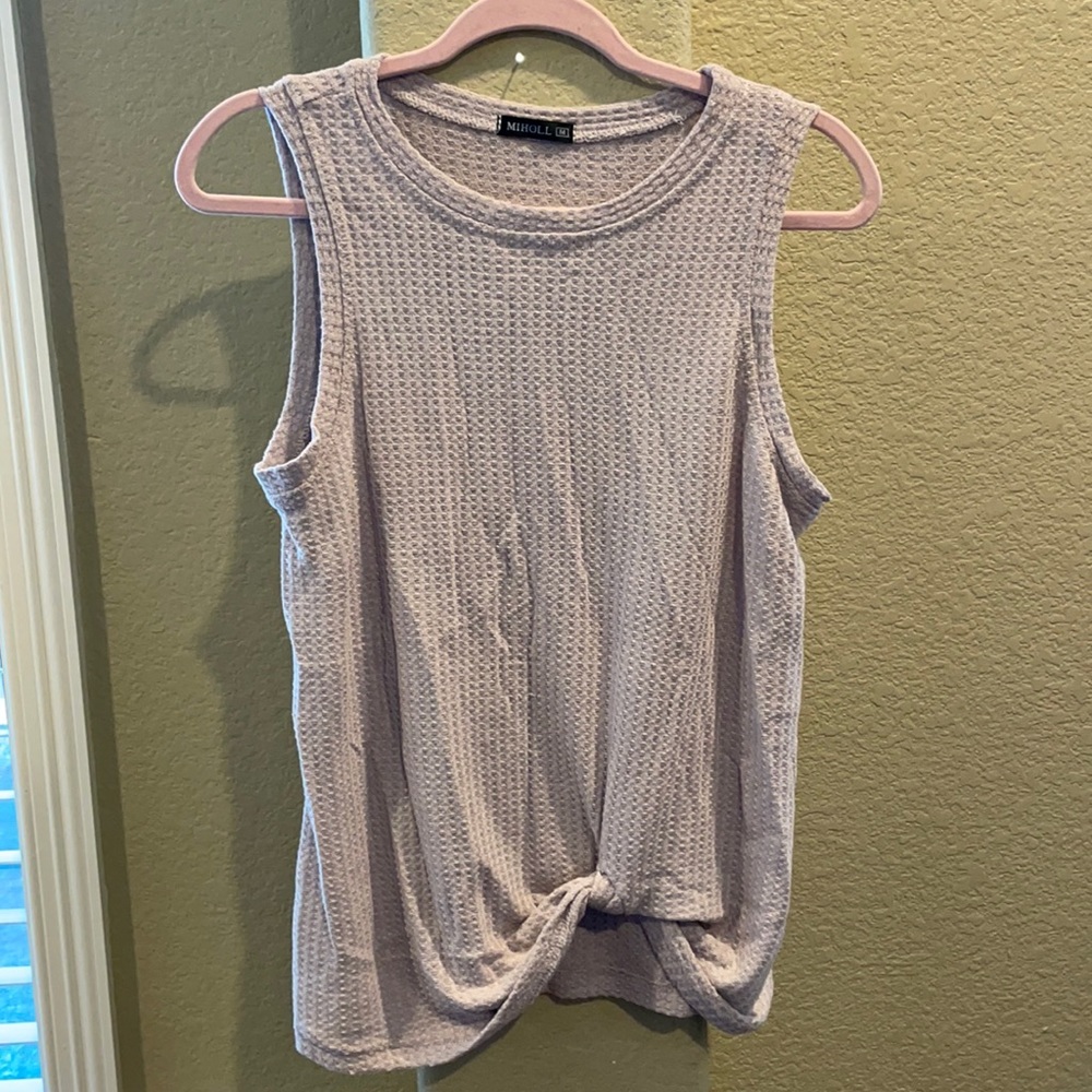 Miholl lavender tank tee